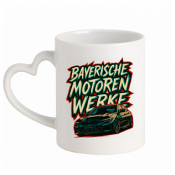 Кружки с ручкой в виде сердца