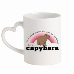 Кружки с ручкой в виде сердца