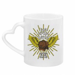 Кружки с ручкой в виде сердца