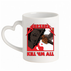 Кружки з ручкою у вигляді серця