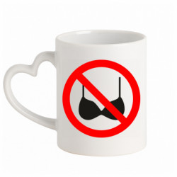 Кружки с ручкой в виде сердца