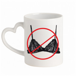 Кружки с ручкой в виде сердца