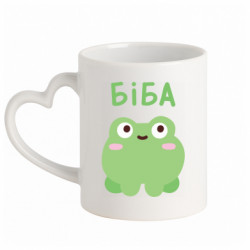 Кружки с ручкой в виде сердца