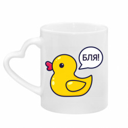 Кружки с ручкой в виде сердца