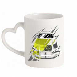 Кружки с ручкой в виде сердца