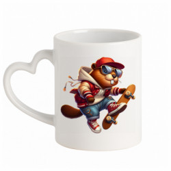 Кружки с ручкой в виде сердца - FATLINE