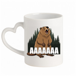 Кружки з ручкою у вигляді серця - FATLINE