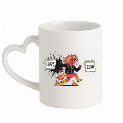 Кружки з ручкою у вигляді серця