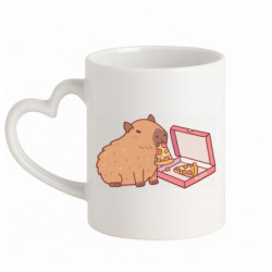 Кружки с ручкой в виде сердца