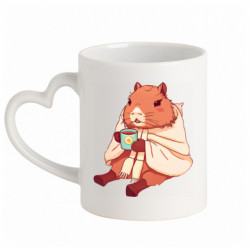 Кружки с ручкой в виде сердца