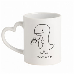 Кружки с ручкой в виде сердца