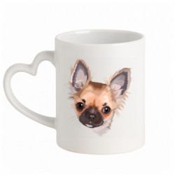 Кружки с ручкой в виде сердца