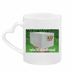 Кружки з ручкою у вигляді серця