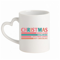 Кружки з ручкою у вигляді серця