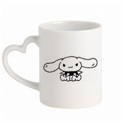 Кружки з ручкою у вигляді серця