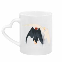 Кружки с ручкой в виде сердца