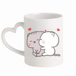 Кружки з ручкою у вигляді серця