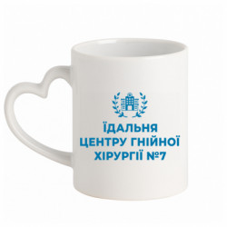 Кружки з ручкою у вигляді серця