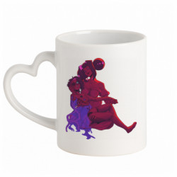 Кружки з ручкою у вигляді серця