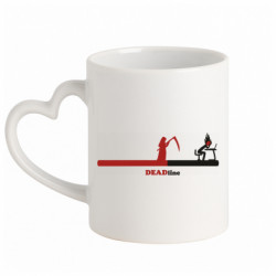 Кружки з ручкою у вигляді серця