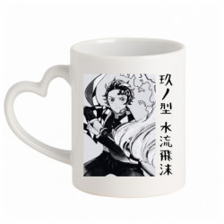 Кружки с ручкой в виде сердца