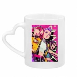 Кружки з ручкою у вигляді серця