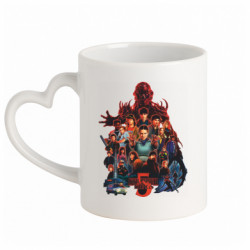 Кружки с ручкой в виде сердца