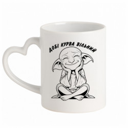 Кружки з ручкою у вигляді серця - FATLINE