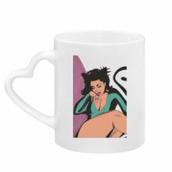 Кружки с ручкой в виде сердца