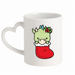 Кружки з ручкою у вигляді серця