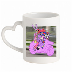 Кружки с ручкой в виде сердца