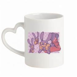 Кружки з ручкою у вигляді серця