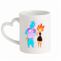 Кружки с ручкой в виде сердца