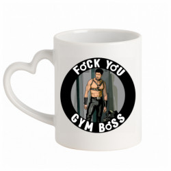 Кружки с ручкой в виде сердца