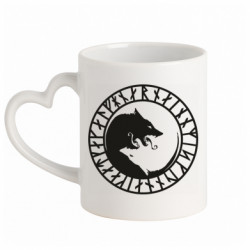 Кружки с ручкой в виде сердца