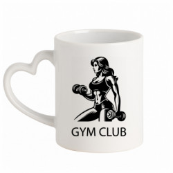 Кружки с ручкой в виде сердца