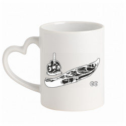 Кружки с ручкой в виде сердца
