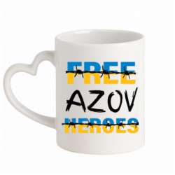 Кружки с ручкой в виде сердца