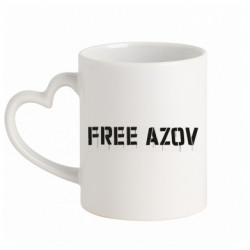 Кружки с ручкой в виде сердца - FATLINE