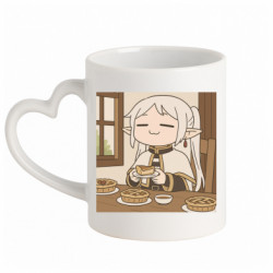 Кружки с ручкой в виде сердца - FATLINE