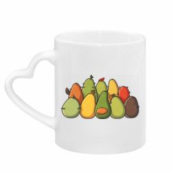 Кружки с ручкой в виде сердца