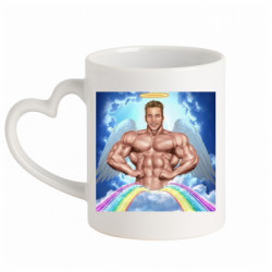 Кружки с ручкой в виде сердца