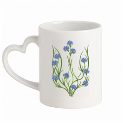 Кружки с ручкой в виде сердца