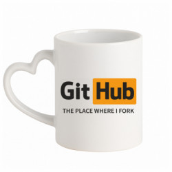 Кружки с ручкой в виде сердца