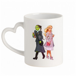 Кружки с ручкой в виде сердца