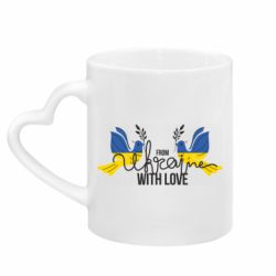 Кружки з ручкою у вигляді серця - FATLINE