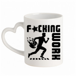 Кружки с ручкой в виде сердца