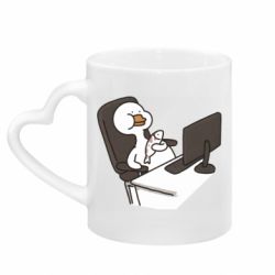Кружки з ручкою у вигляді серця - FATLINE