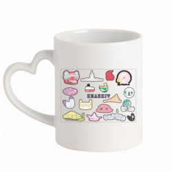 Кружки з ручкою у вигляді серця