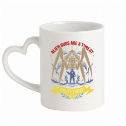 Кружки с ручкой в виде сердца